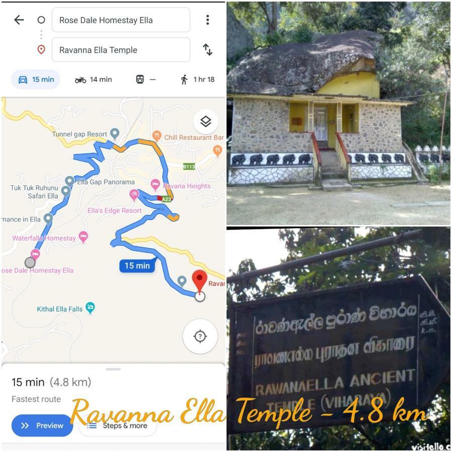 Rose Dale Homestay Ella Buitenkant foto