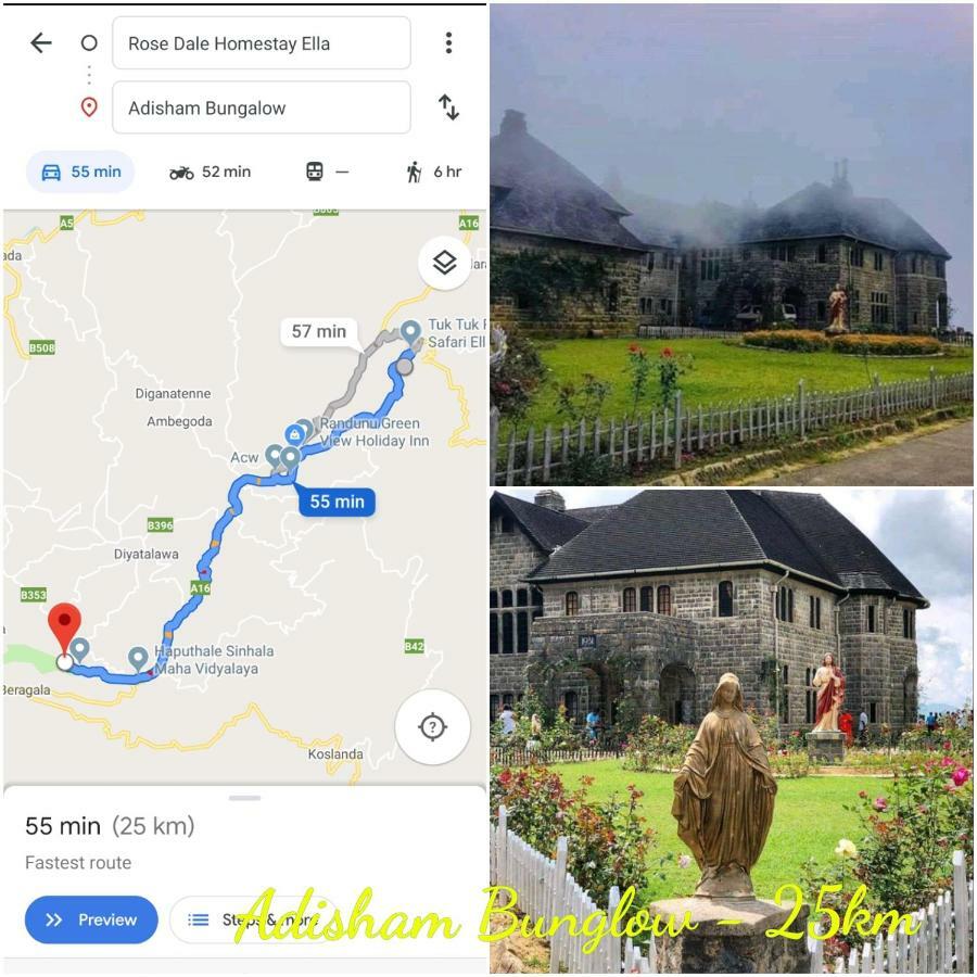 Rose Dale Homestay Ella Buitenkant foto